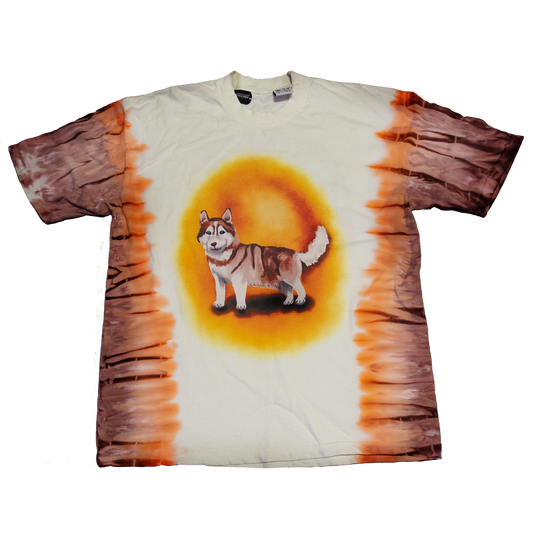 ADHD HUSKY TIE DYE T-SHIRT x FÜRDYE