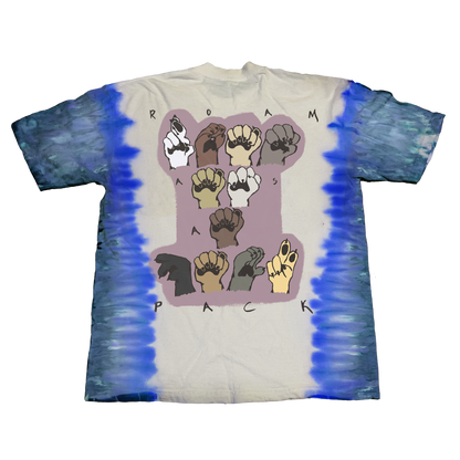 DEAF PITBULL TIE DYE T-SHIRT x FÜRDYE